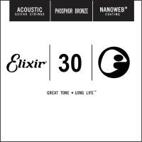 Струна Elixir 14130 Nanoweb Phosphor Bronze .030