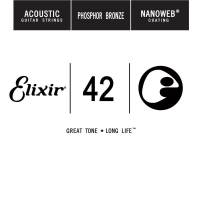Струна Elixir 14142 Nanoweb Phosphor Bronze .042