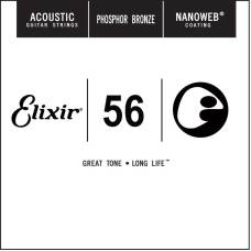 Струна Elixir 14156 Nanoweb Phosphor Bronze .056