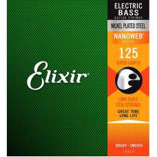 Струна Elixir 15425 Nanoweb Coated Nickel Plated Steel Super Light B 125