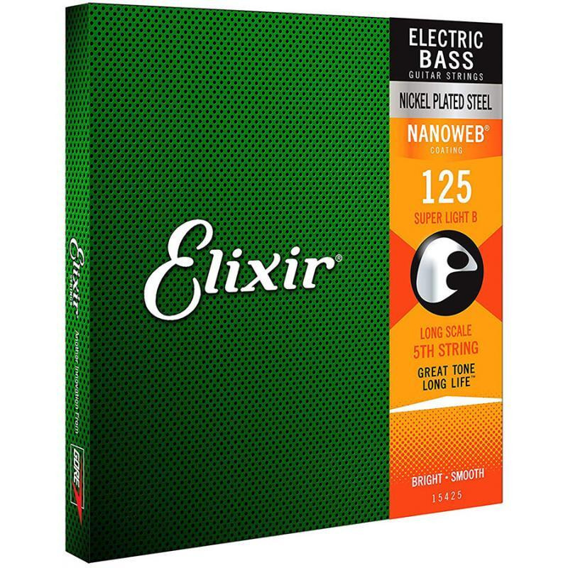 Струна Elixir 15425 Nanoweb Coated Nickel Plated Steel Super Light B 125