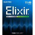 Струны для электрогитары Elixir 19102 Optiweb Nickel Plated Steel 11/49