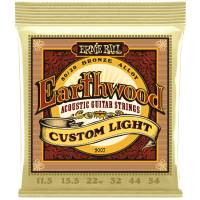 Струны для акустической гитары Ernie Ball 2007 Earthwood 80/20 Bronze Light 11.5/54