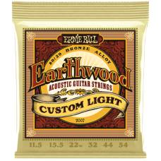 Струны для акустической гитары Ernie Ball 2007 Earthwood 80/20 Bronze Light 11.5/54