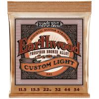 Струни для акустичної гітари Ernie Ball 2145 Earthwood Phosphor Bronze 11.5/54