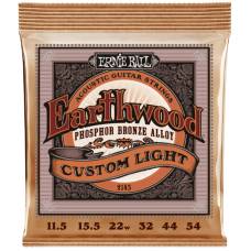 Струны для акустической гитары Ernie Ball 2145 Earthwood Phosphor Bronze 11.5/54
