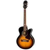 Электроакустическая гитара Epiphone J-200 EC Studio Parlor Vintage Sunburst