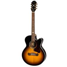 Электроакустическая гитара Epiphone J-200 EC Studio Parlor Vintage Sunburst