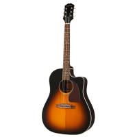 Электроакустическая гитара Epiphone J-45 EC Aged Vintage Sunburst