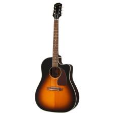 Электроакустическая гитара Epiphone J-45 EC Aged Vintage Sunburst