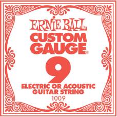 Струна Ernie Ball 1009 Plain Steel .009