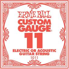 Струна Ernie Ball 1011 Plain Steel .011
