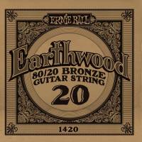 Струна Ernie Ball 1420 Earthwood 80/20 Bronze .020