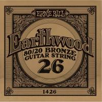 Струна Ernie Ball 1426 Earthwood 80/20 Bronze .026
