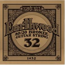 Струна Ernie Ball 1432 Earthwood 80/20 Bronze .032