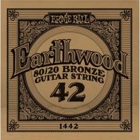 Струна Ernie Ball 1442 Earthwood 80/20 Bronze .042