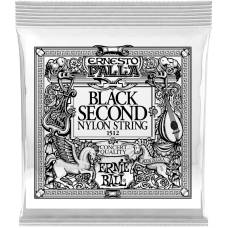 Струна Ernie Ball 1512 Black 2nd Ernesto Palla Nylon .032
