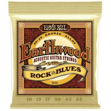 Струны для акустической гитары Ernie Ball 2008 Earthwood 80/20 Bronze Rock and Blues 10/52