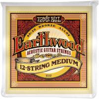 Струны для акустической гитары Ernie Ball 2012 Earthwood 80/20 Bronze 12-String Medium 11/52