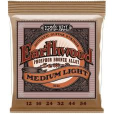 Струны для акустической гитары Ernie Ball 2146 Earthwood Phosphor Bronze 12/54