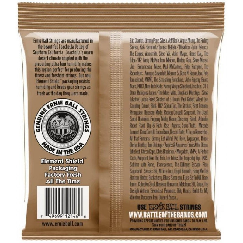 Струни для акустичної гітари Ernie Ball 2146 Earthwood Phosphor Bronze 12/54