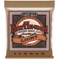 Струны для акустической гитары Ernie Ball 2148 Earthwood Phosphor Bronze 11/52