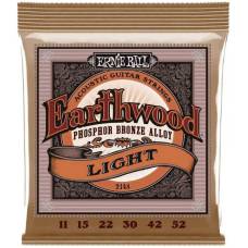 Струны для акустической гитары Ernie Ball 2148 Earthwood Phosphor Bronze 11/52
