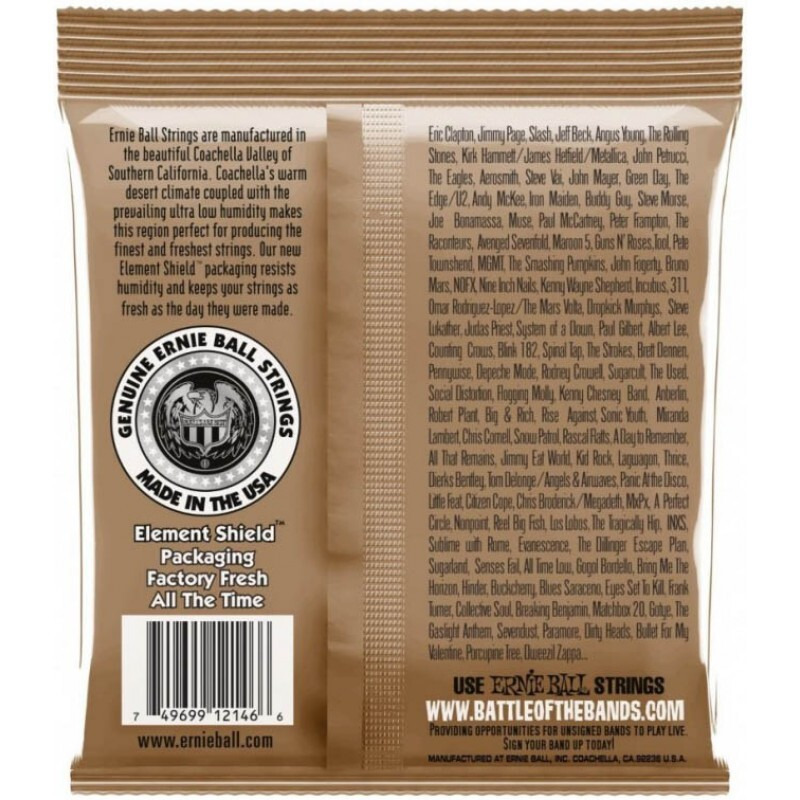 Струни для акустичної гітари Ernie Ball 2151 Earthwood Phosphor Bronze 10/52