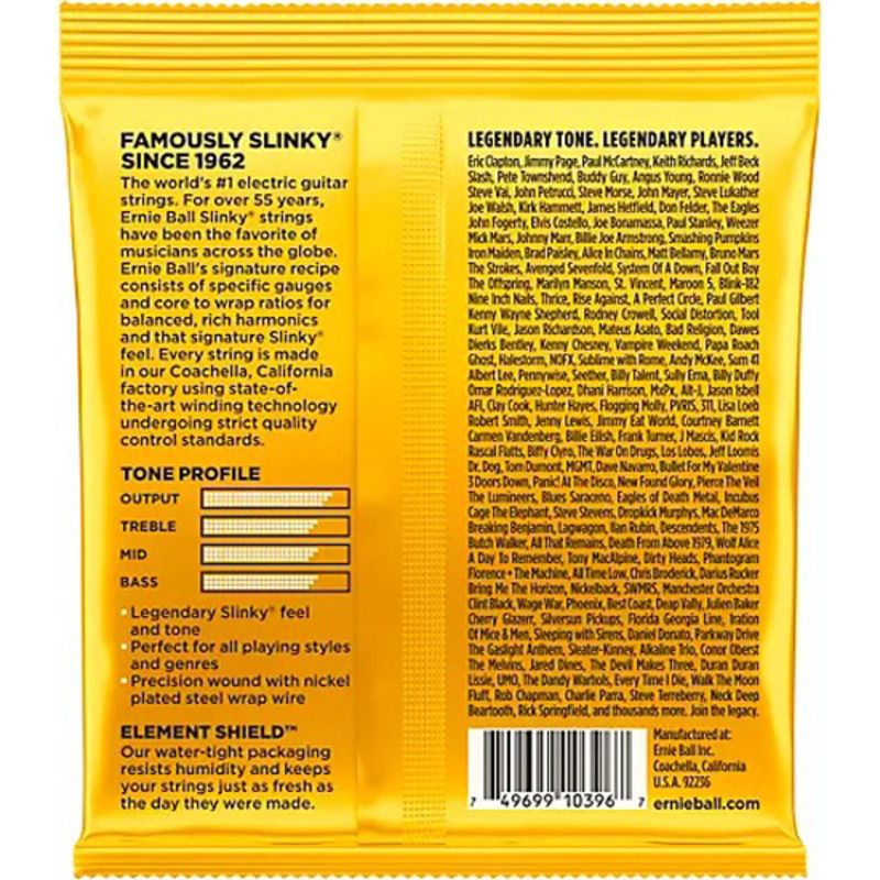 Струни для електрогітари Ernie Ball 2216 Skinny Top Beefy Bottom Nickel Wound 10/54