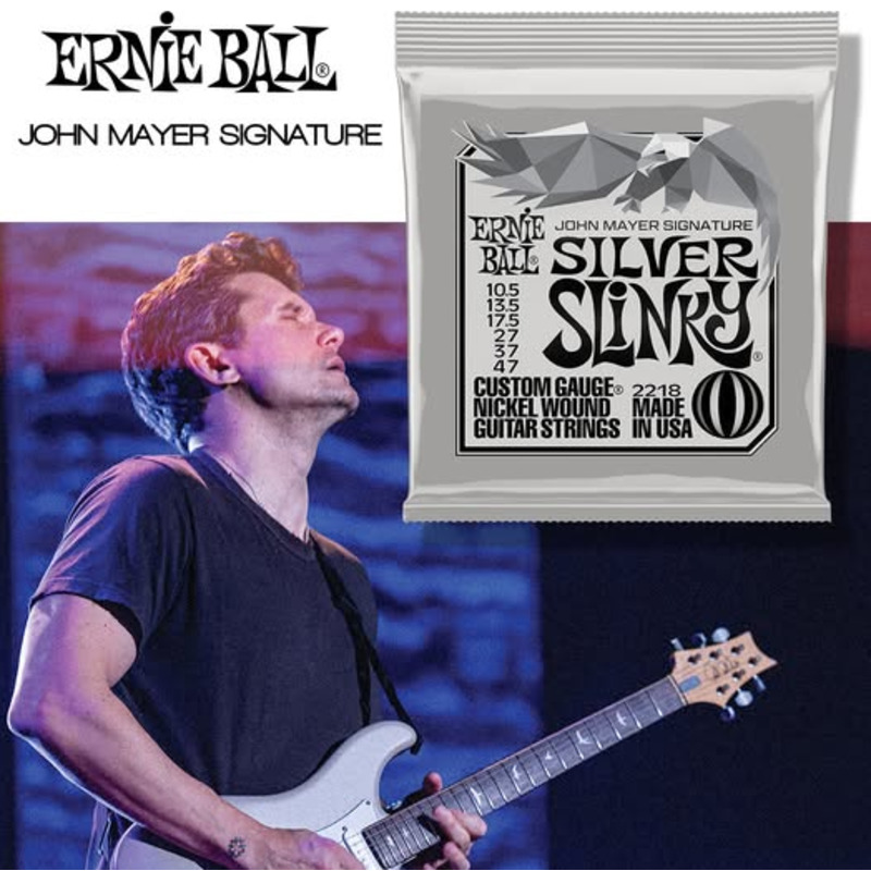 Струни для електрогітари Ernie Ball 2218 Silver Slinky John Mayer Signature 10.5/47