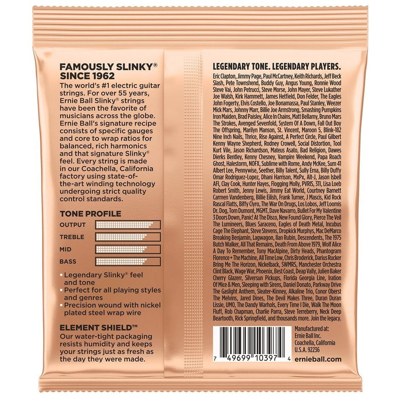 Струны для электрогитары Ernie Ball 2224 Turbo Slinky Nickel Wound 9,5/46