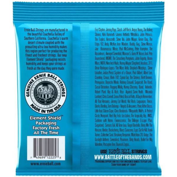 Струни для електрогітари Ernie Ball 2225 Extra Slinky Nickel Wound 8/38