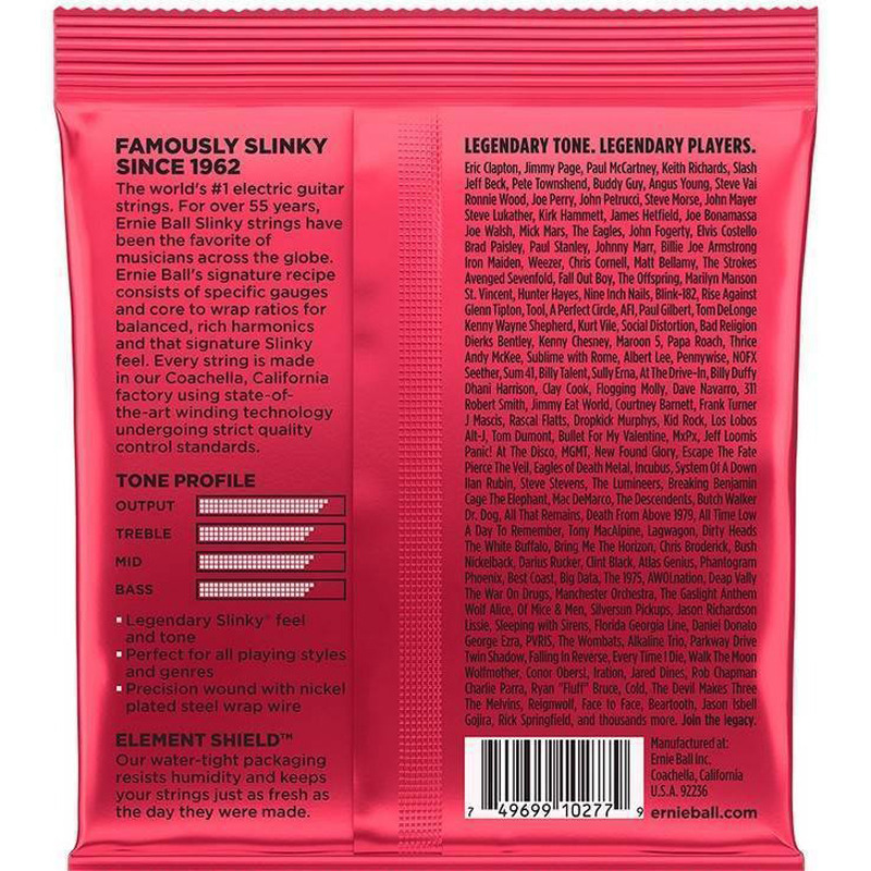Струны для электрогитары Ernie Ball 2226 Burly Slinky Nickel Wound 11/52