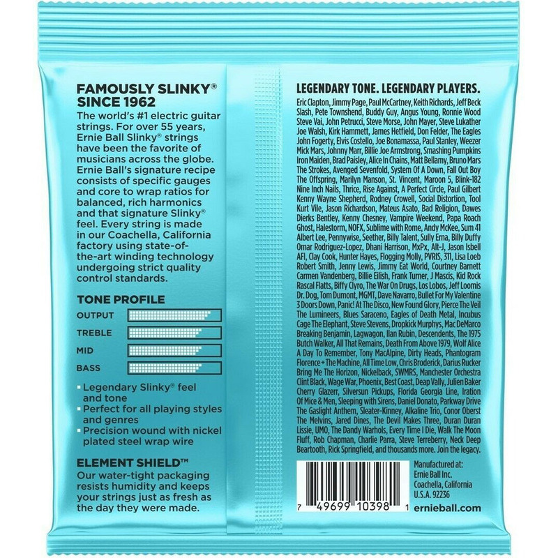 Струни для електрогітари Ernie Ball 2228 Mighty Slinky Nickel Wound 8.5/40