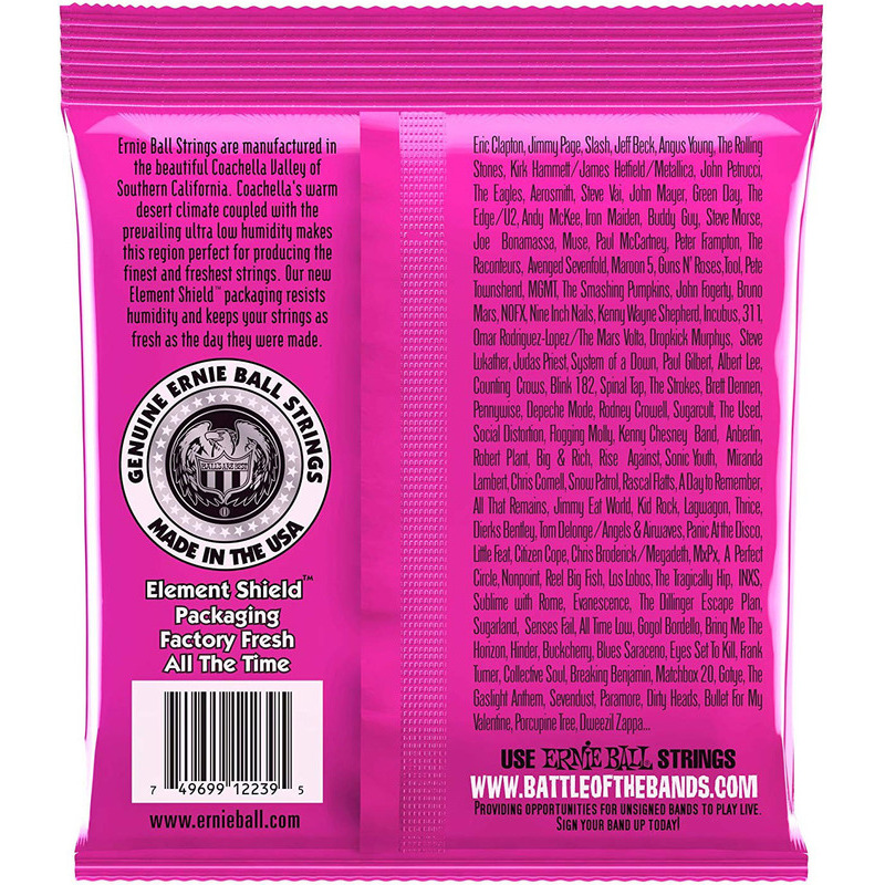 Струны для электрогитары Ernie Ball 2239 RPS-9 Reinforced Slinky 9/42