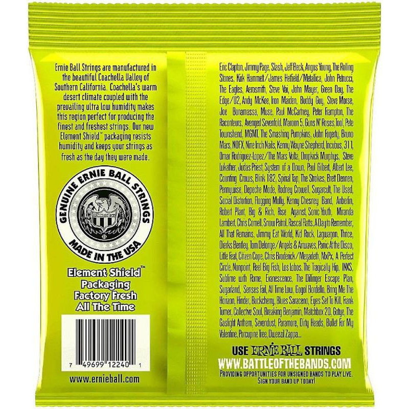 Струни для електрогітари Ernie Ball 2240 RPS-10 Reinforced Slinky 10/46