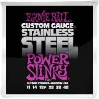 Струни для електрогітари Ernie Ball 2245 Power Slinky Stainless Steel 11/48