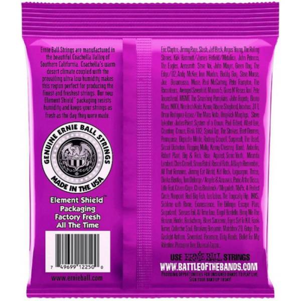 Струны для электрогитары Ernie Ball 2250 Classic Pure Nickel Power Slinky 11/48