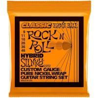 Струны для электрогитары Ernie Ball 2252 Classic Pure Nickel Hybrid Slinky 9/46