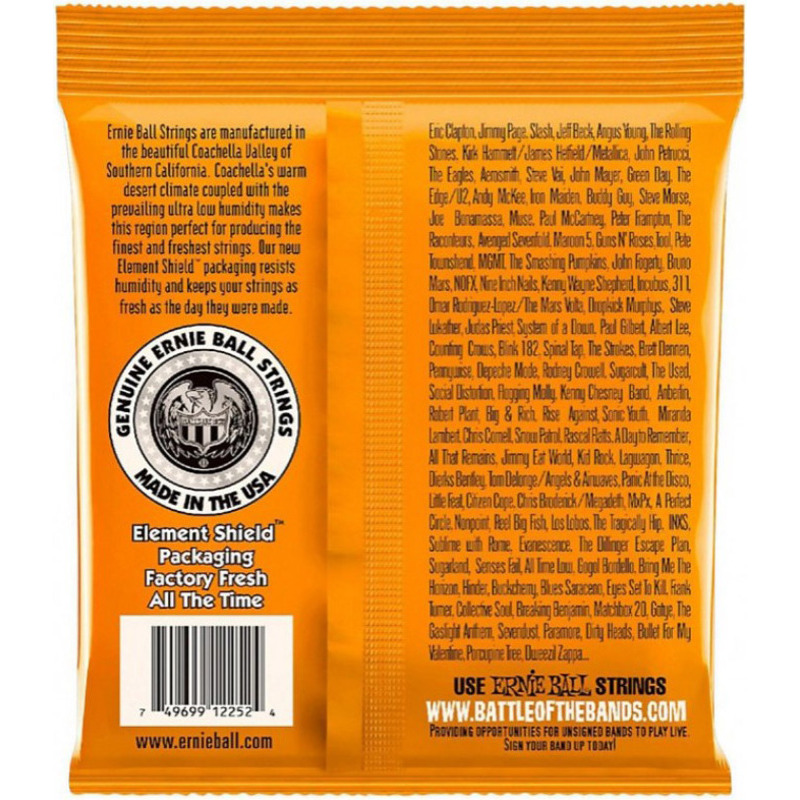 Струны для электрогитары Ernie Ball 2252 Classic Pure Nickel Hybrid Slinky 9/46