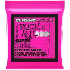 Струны для электрогитары Ernie Ball 2253 Classic Pure Nickel Super Slinky 9/42