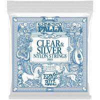 Струны для классической гитары Ernie Ball 2403 Ernesto Palla Nylon Clear & Silver