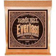 Струны для акустической гитары Ernie Ball 2548 Everlast Light Phosphor Bronze 11/52