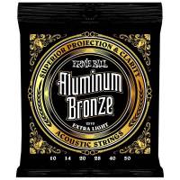Струни для акустичної гітари Ernie Ball 2570 Extra Light Aluminum Bronze 10/50