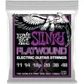 Струны для электрогитары Ernie Ball 2590 Power Slinky Flatwound 11/48