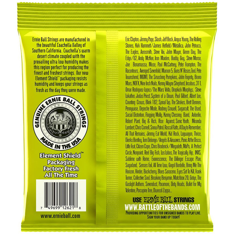 Струны для электрогитары Ernie Ball 2621 7-String Regular Slinky Nickel Wound 10/56