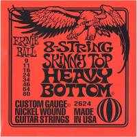 Струны для электрогитары Ernie Ball 2624 8-String Slinky Nickel Wound 9/80