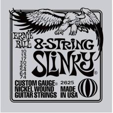Струны для электрогитары Ernie Ball 2625 8-String Slinky Nickel Wound 10/74