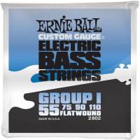 Струни для бас-гітари Ernie Ball 2802 Flatwound Group I 55/110