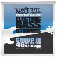 Струны для бас-гитары Ernie Ball 2806 Flatwound Group III 45/100